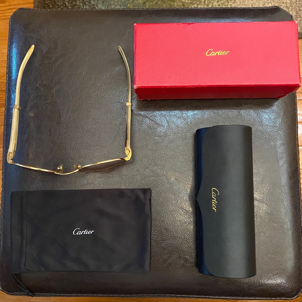 Natural Horn Authentic Cartier Glasses!